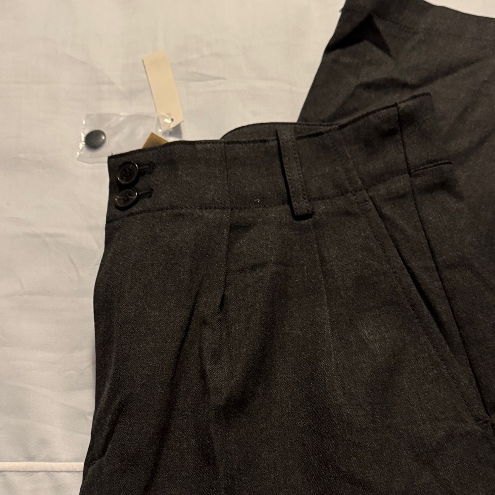NWT Madewell Flannel Wide Leg Pants, 6P